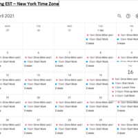 Calendar Management