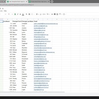 Data Collection of information - Schools