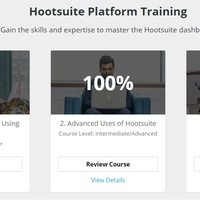 Hootsuite Platform Training 100% Finished(soon to be certife