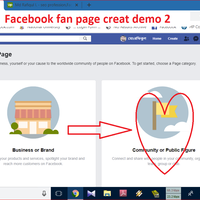 facebook page create