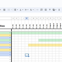 Project management with google sheet