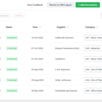 Receipt Bank uploading and publishing of invoices