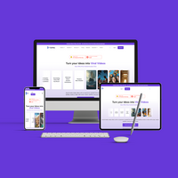 Landin Page Design(UI/UX Design)