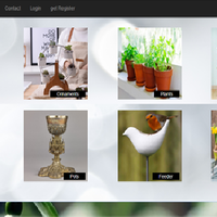 E-Commerce website with different product categories