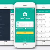 iPhone app UI