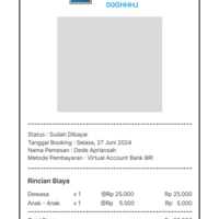 Booking Ticket Details