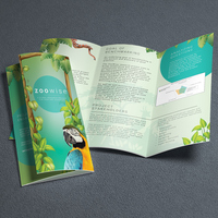 Zoowise tri-fold brochure design