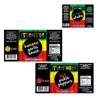 Labels for Hot Sauce & Spices