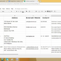 Lead spreasheets