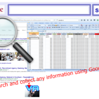 Help searching information using Google