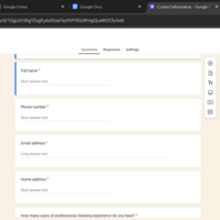 Google form creation