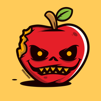 zombie apple logo