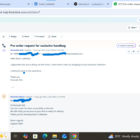 Freshdesk ticket with  customers