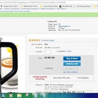 Sold item