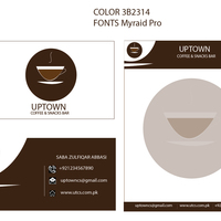 Uptown Coffee Business Card & Letterhead