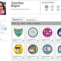 Credly  learning badges