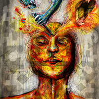 Self-portrait III (Headache Cured)
