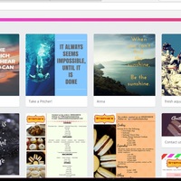 Social media layout
