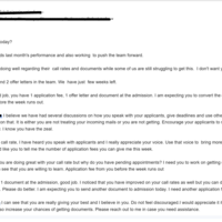 Team Evaluation using Gmail to communicate