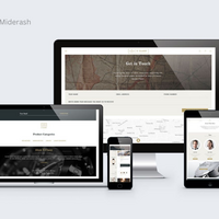 Responsive e-commerce design for watches and jewelry.
