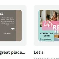 Poster Samples Via Canva for SMM