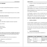 Project Report Writing - Project Charter