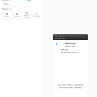 Appointment setting/scheduling using Calendly 