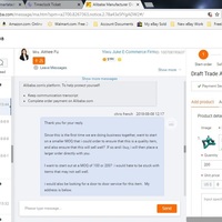 Alibaba customer communication for Amazon FBA Sourcing