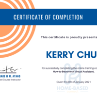 Training Certificate