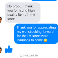 Client Feedback in eBay Store