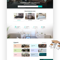Hipvan E-commerce Home Page Design