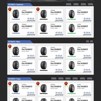 Ecommerce Tire Store Layout + Front-End Magento (