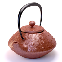 Photorealistic rendering of an indian teapot