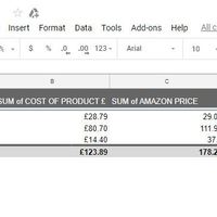 E-commerce Pivot Table