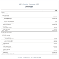 Balance Sheet