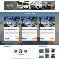 Design for Transport supplier and tour operator