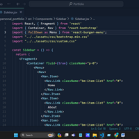 Portfolio- Sidebar