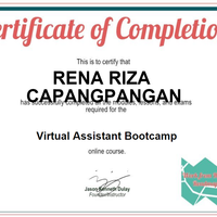 Virtual assistant bootcamp certification