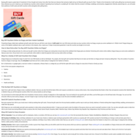 Gift card stores