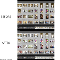Wedding before and after gallery