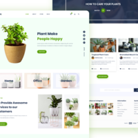 Plant Shopify Theme Design