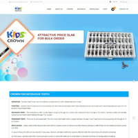 Ecommerce website for online kids crown