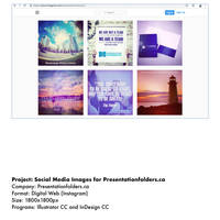 Presentationfolders.ca Social Media Posts