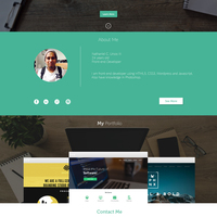 Portfolio web mock-up
