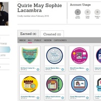 Credly Account with Certiicates Earned