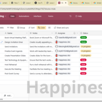 Project management with Airtable 