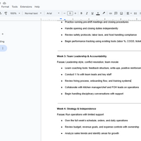 SOPs I designed for use by client's training staff.