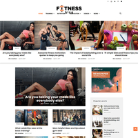 Health and fitness website