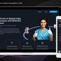 Responsive landing page for a web app 