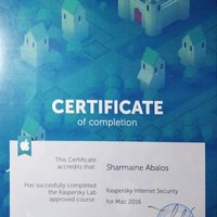Completion of Training for Mac OS